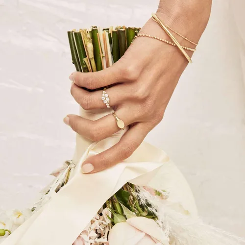 Vista 8 de Kainier Pulsera de 3mm de Acero Inoxidable Chapada en Oro de 14 Quilates, Brillante, Apilable, Delgada, Redonda, Brazalete de Bangle para Mujeres