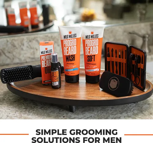 Vista 6 de Wild Willies Suplemento de gomitas de crecimiento de barba para hombres, con biotina y 19 vitaminas para un cabello facial más fuerte y grueso, 60