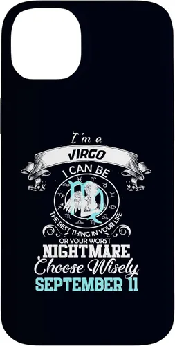 Vista 15 de Virgo Zodiac Sign Astrology Horoscope September 11 Birthday Case for iPhone 17