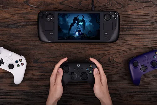 Vista 9 de 8Bitdo Ultimate 2.4G Wireless Controller, Hall Effect Joystick Update, Gaming Controller with Charging Dock for PC, Android, Steam Deck & Apple