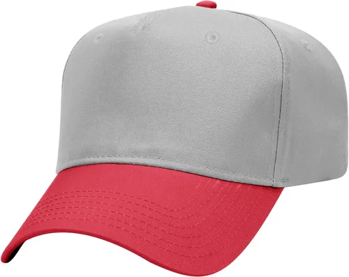 Vista 40 de OTTO Gorra de béisbol de perfil medio con 5 paneles OTTO 31-069 Negro y natural.
