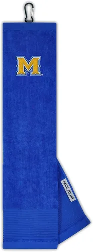 Vista 64 de Team Effort NCAA - Toalla bordada de tres pliegues unisex para adultos