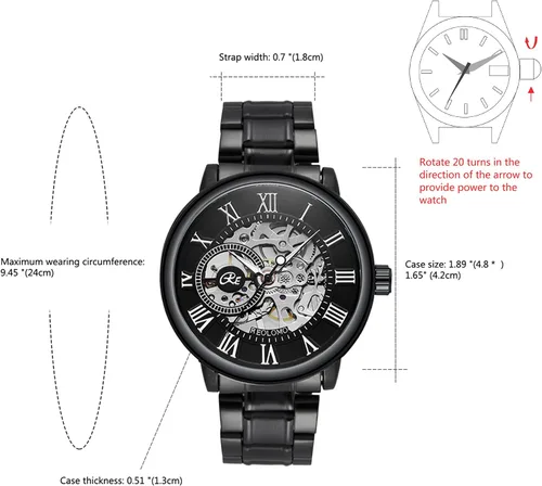 Vista 7 de AVANER Reloj de pulsera de cuarzo para hombre