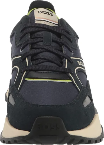 Vista 2 de BOSS Zapatillas de deporte de nailon con ribete de gamuza para hombre