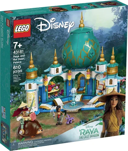 Vista 4 de LEGO Disney Raya and The Heart Palace 43181 Kit de construcción de juguetes imaginativos; es un regalo único de Disney para niños que aman
