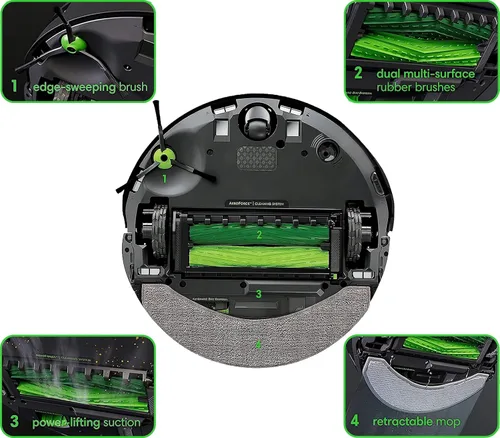 Vista 5 de Almohadillas de trapeador de repuesto para iRobot Roomba Comb0 j7+/Plus Partes de aspirador Accesorios Microfibra Mopping Pad