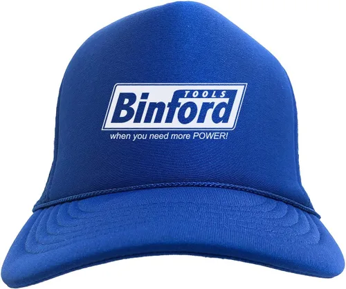 Vista 4 de Binford Tools - Sombrero de camionero divertido de dos tonos para TV Parody Beige/Marrón
