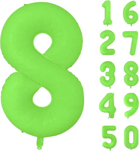 Vista 57 de Globos gigantes de helio de aluminio de 40 pulgadas, color negro, globos digitales grandes del número 0 para decoración de fiesta de cumpleaños