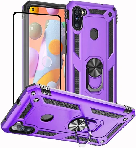 Vista 19 de Funda para Samsung Galaxy S10e: Galaxy S10e con protector de pantalla - Fundas protectoras de grado militar con soporte de anillo de dedo