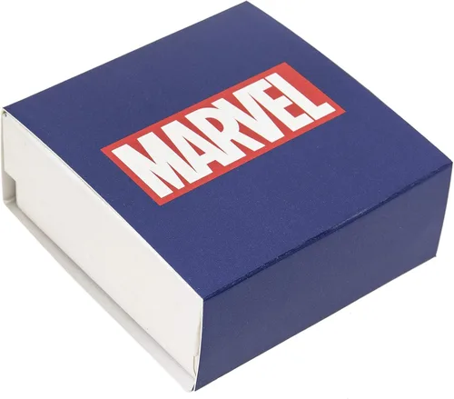 Vista 5 de Marvel Jewelry for Men, Spiderman, Black Panther Sterling Silver Cubic Zirconia Pendant Necklaces, 24" Box Chain