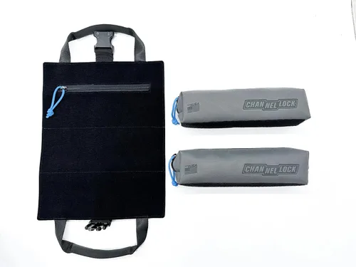 Vista 5 de CHANNELLOCK MTR2G PRO - Sistema modular de rollo de herramientas de 2 bolsas, bolsa de herramientas resistente al agua, tela LASERLOCK, fabricado