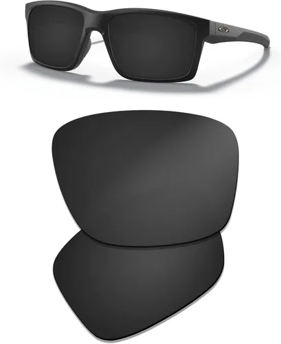 Vista 2 de Lentes Polarizadas De Reemplazo Para Oakley Mainlink XL 2.402 in Gafas De Sol OO9264 - Multicolor Negro oscuro