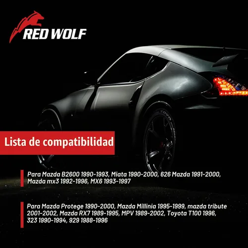 Vista 2 de RED WOLF Arnés de cables de instalación de radio de coche compatible con Mazda 626 Miata MX3 Protege MPV Millinia 1989-2002 conector de enchufe