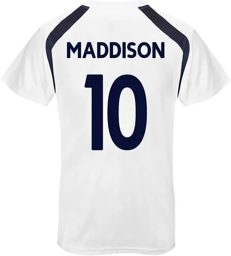 Vista 17 de Tottenham Hotspur Camiseta de entrenamiento de poliéster para hombre de regalo oficial de fútbol del FC Romero blanco