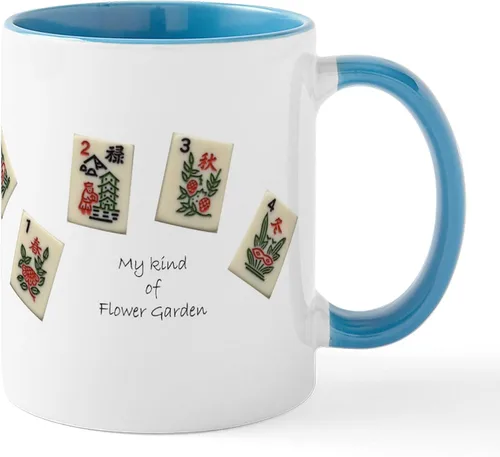Vista 52 de CafePress Mahjong Mugs - Taza de café de cerámica de 11 oz (11.0 fl oz)
