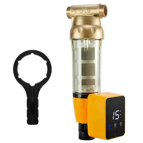 Vista 6 de iSpring FWSP50ARB - Cartucho de repuesto para filtro giratorio, 50 micrones