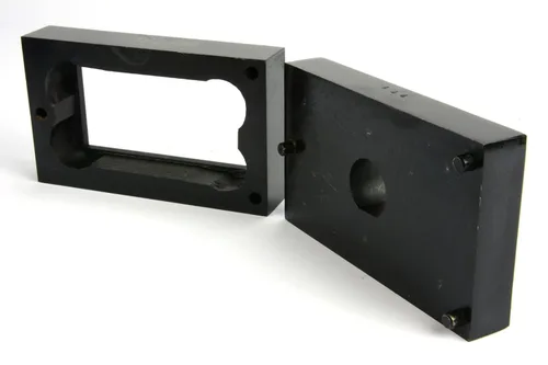 Vista 2 de TEMCo Industrial TH0306 Rectángulo 3.622 in x 1.811 in 1/8 DIN Panel Meter Punch Dies 3.622" x 1.811