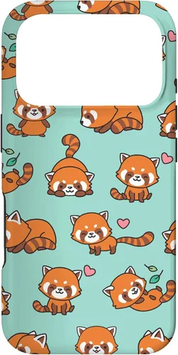 Vista 30 de Cute Funny Kawaii Womens Girls Kids Red Panda Lover Pattern Case for iPhone 17
