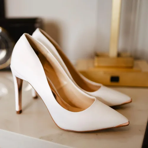 Vista 6 de JENN ARDOR Tacones altos para mujer, zapatos de tacón de aguja sexy con punta puntiaguda, zapatos de oficina de cuero sin cordones de 4 pulgadas