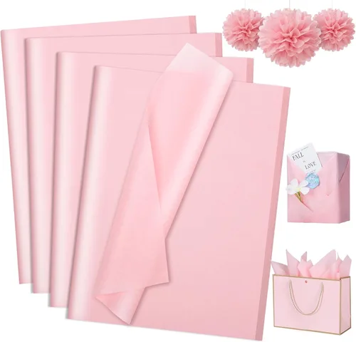 Vista 10 de woric 160 hojas de papel de seda azul para bolsas de regalo de 20 x 14 Combinado azul