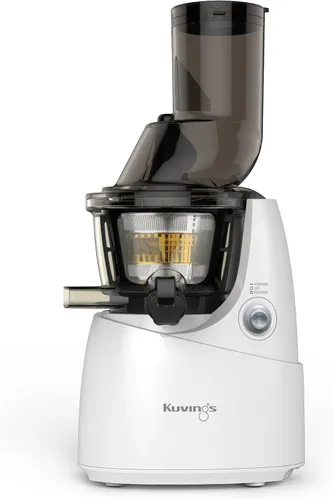 Vista 4 de Kuvings Exprimidor lento entero sin BPA B6000PR, rojo, incluye colador de batido y sorbete
