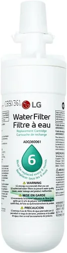 Vista 4 de LG LT700P - Filtro de agua de repuesto para refrigerador de 6 meses / 200 galones (NSF42 y NSF53) ADQ36006101, ADQ36006113, ADQ75795103