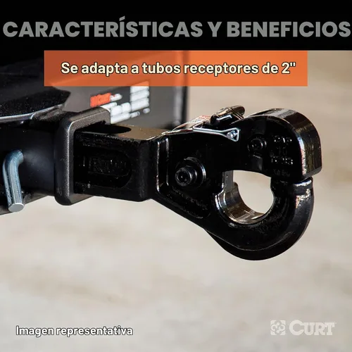 Vista 4 de Curt 48004 Gancho de clavija para montaje-recepción