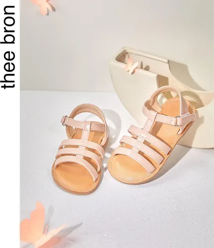 Vista 165 de THEE BRON Sandalias cómodas para niñas, zapatos para niños, sandalias rellenas