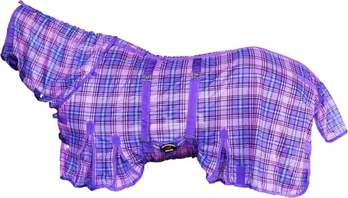 Vista 6 de Challenger Caballo Luz Verano Primavera Airflow Malla Mosca Hoja Desmontable Cuello Galaxy 73157