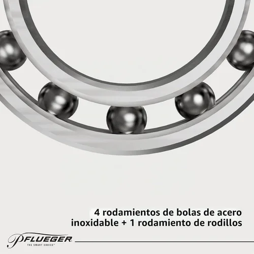 Vista 3 de Pflueger Combo de carrete de cebo y caña de pescar Monarch de perfil bajo