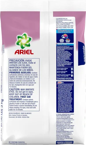 Vista 8 de Ariel con un toque de frescura Downy, detergente en polvo para ropa, 105.8 onzas, 66 cargas