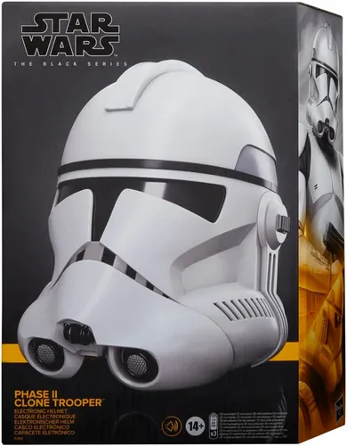 Vista 5 de STAR WARS The Black Series Phase II Clone Trooper - Casco electrónico premium, juego de rol coleccionable de The Clone Wars, niños a partir de 14