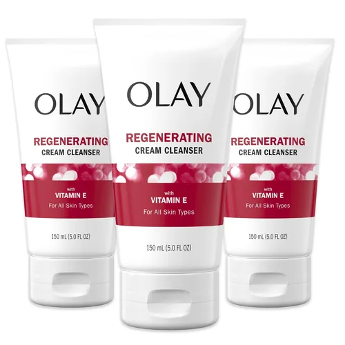 Vista 9 de Olay Regenerist - Crema regeneradora limpiadora facial, 5.0 onzas líquidas
