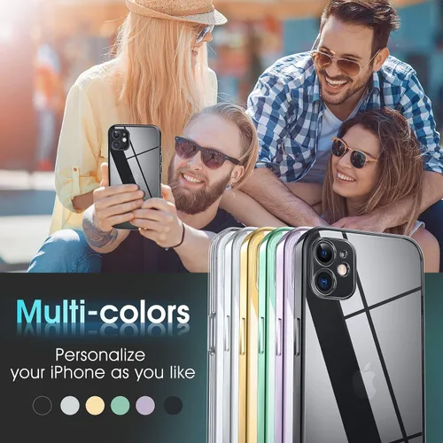 Vista 7 de Supdeal Funda cristalina transparente para iPhone 11, [No se amarillea] [Protección de la cámara] [Probado contra caídas de grado militar] Funda