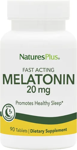 Vista 7 de NaturesPlus Melatonina 1 mg - 90 tabletas de acción rápida - Apoya el sistema inmunológico saludable y la agudeza mental - Vegano, sin gluten - 90