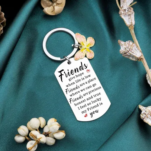 Vista 2 de Llavero para mejor amiga, regalo de amistad para mujeres, amigas, mejores amigas, mejores amigas, regalos para mujeres, regalos para amigas