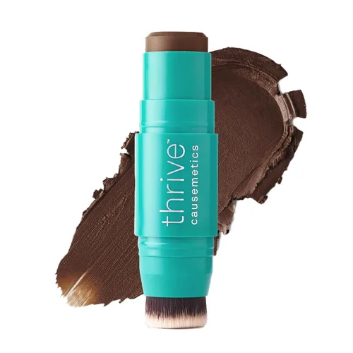Vista 12 de Thrive Causemetics Crema Bronceador Triple Threat Color Stick, Luz Feria Mo (Fair Light Neutral)