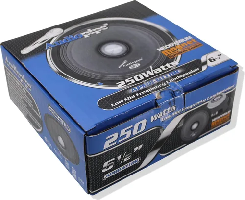 Vista 4 de Audiopipe 6.5" Mid Bass altavoz Slim Mount neodynium Imán cada