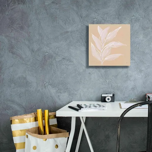 Vista 7 de Epic Graffiti 'Leaf Study II' por Chris Paschke, lienzo de arte de pared Giclée, 12 x 12 pulgadas