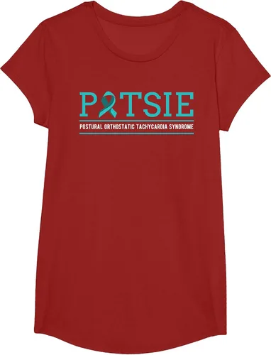 Vista 43 de POTS Dysautonomia Turquoise Ribbon Autonomic Dysfunction T-Shirt Asphalt Grey