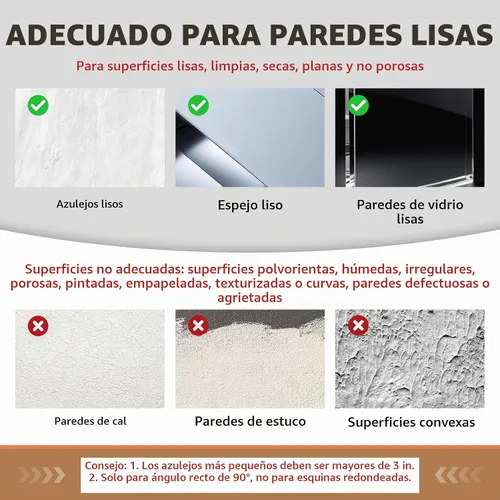 Vista 4 de Conworld Ventosas de esquina para ducha, estante de ducha de esquina sin