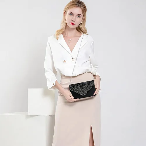 Vista 7 de BBjinronjy Clutch Purse for Women Evening Bags for Women Formal Wedding Party Cocktail Prom Crossbody Purse Evening Handbags