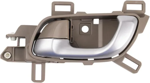 Vista 67 de TRQ Manija de puerta interior delantera izquierda cromada y negra para el lado del conductor compatible con Ford F-150 2012-2014