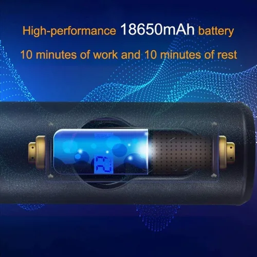 Vista 3 de Compresor de aire portátil para neumáticos de automóvil, compresor de aire, bomba infladora de neumáticos, 150 PSI con linterna LED de emergencia