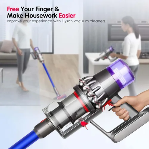 Vista 3 de Bloqueo de gatillo mejorado compatible con Dyson V10 V11 V15, botón de interruptor de aspiradora, compatible con Dyson V10 V11 V15 SV12 SV14 Bloqueo