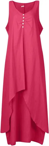 Vista 4 de Vestidos de verano de lino y algodón para mujer 2024 Vestido Largo Mangas bolsillos a la Moda Vestidos Largos