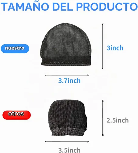 Vista 7 de 120 piezas (60 pares) Fundas desechables para micrófono no tejidas, cubiertas de micrófono envueltas individualmente para cubiertas de micrófono