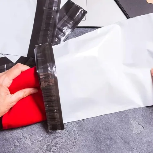 Vista 5 de Bolsas de sobres de polietileno de 2.5 mil, 12 x 15.5 pulgadas, bolsas de envío blancas (100 bolsas)