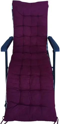 Vista 4 de OctoRose suave micro gamuza de lujo exterior silla reclinable almohadillas, cubiertas de almohadón de banco, almohadillas para sillón de patio Marrón