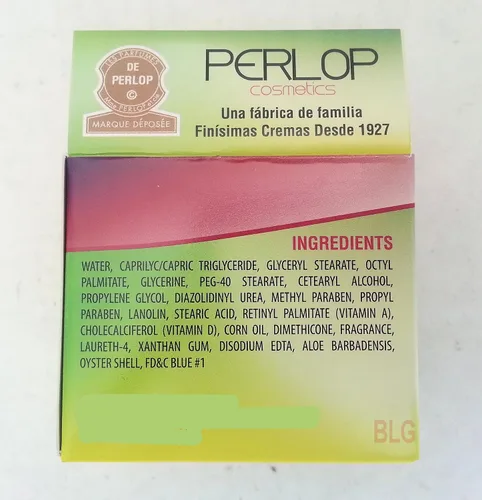Vista 2 de Crema de vitamina A Concha Nacar De Perlop, 2oz